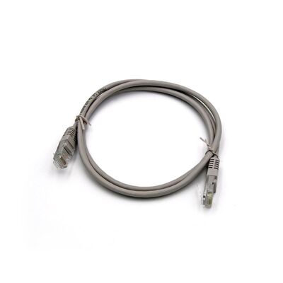 Patch Cord UTP Cat5e CCA 4x2x7*0.16mm grey 1m ECO