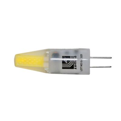 LED ΛΑΜΠΑ ΣΙΛΙΚΟΝΗΣ COB G4 2W 12VAC/DC MAT ΛΕΥΚΟ 4000Κ
