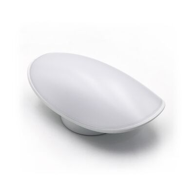 LED ΑΠΛΙΚΑ ΑΛΟΥΜΙΝΙΟΥ ΟΒΑΛ 8W 3000K ΙΡ54 ΛΕΥΚΗ