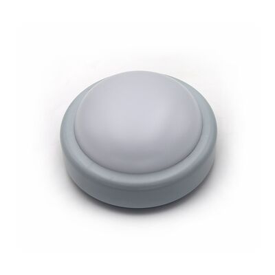 Led bulkhead wallmounted round ABS plastic body, PC cover,IP44 18W 230V D:200mm 4000k light grey