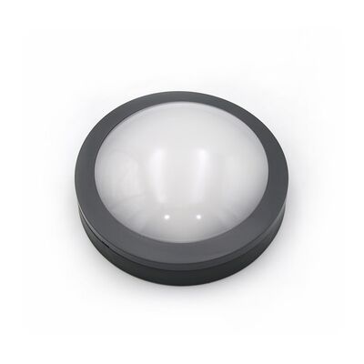 LED CEILING PC ROUND D:170MM 12W 3000K IP65 GREY