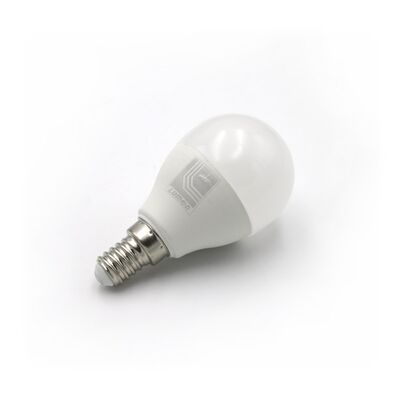 LED ΛΑΜΠΑ ΣΦΑΙΡΙΚΟ Ε14 7W 230V ΨΥΧΡΟ 6200Κ