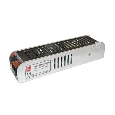 Aluminum power supply mini size for led strips 230V/24VDC 120W