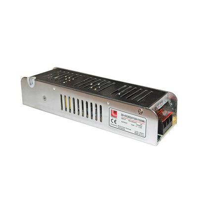 Aluminum power supply mini size for led strips 240V/24VDC 150W