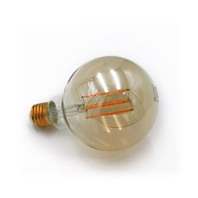 LED ΛΑΜΠΑ COG GLOBE Φ95 Ε27 8W 230V ΜΕΛΙ 2200K