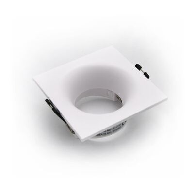 Deep Recessed Spot light square PC GU10 white