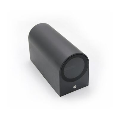 Wall Spot 220-240V 2XGU10 IP54 Oval graphite