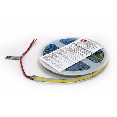 ΤΑΙΝΙΑ COB LED 5m 24VDC 14W/m 480LED/m 4000K ΛΕΥΚΟ IP20