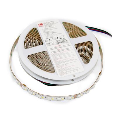 Led Strip Adhesive White PCB 5m 24VDC 24W/m 5050 144L/m RGB+W IP54