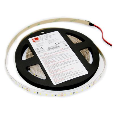 ΤΑΙΝΙΑ LED 5m 24VDC 9.6W/m 2835 120LED/m ΨΥΧΡΟ 6500K IP54