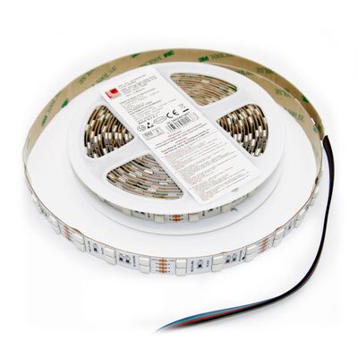 ΤΑΙΝ.LED ΛΕΥΚΗ 5m 24VDC 18W/m 84LED/m 5050 RGB IP54