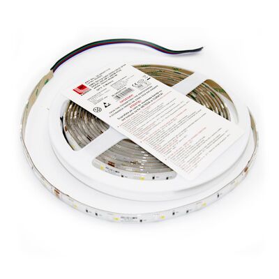 Led Strip Adhesive White PCB 5m24VDC 7.2W/m 5050 30L/m RGB+w IP54