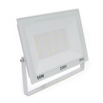 ΠΡΟΒΟΛΕΑΣ LED-SMD 50W 230V 3000K IP65 ΛΕΥΚΟΣ