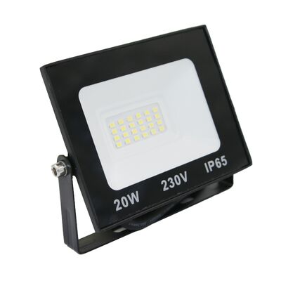 ΠΡΟΒΟΛΕΑΣ LED-SMD 20W 230V 3000K IP65 ΜΑΥΡΟΣ