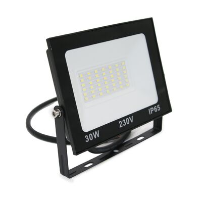 Projector led SMD 30W 230V 6400K IP65 Black