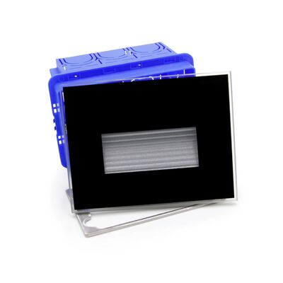 LED ΦΩΤ.ΑΛΟΥΜ.ΧΩΝΕΥΤΟ ΕΜΜΕΣΟΥ ΦΩΤΙΣΜ. 4W CCT ΛΕΙΟ ΓΥΑΛΙ ΜΑΥΡΟ