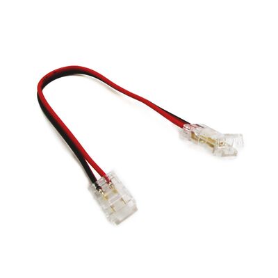 ΜΟΥΦΑ ΜΕ ΚΑΛΩΔΙΟ ΓΙΑ ΤΑΙΝΙΑ LED SMD ΜΟΝΟΧΡΩΜΗ 8mm