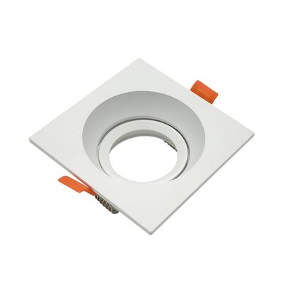 Deep Recessed Spot light square Aluminum MR16 white