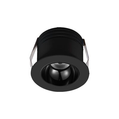 LED ΣΠΟΤ ΧΩΝΕΥΤΟ ΑΛΟΥΜΙΝΙΟΥ 3W 50° 230V 4000K ΜΑΥΡΟ