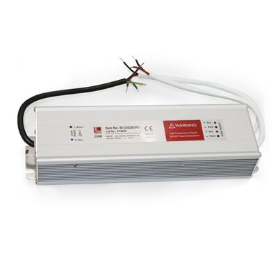 Aluminum power supply for led strips 240V/24VDC 250W IP67