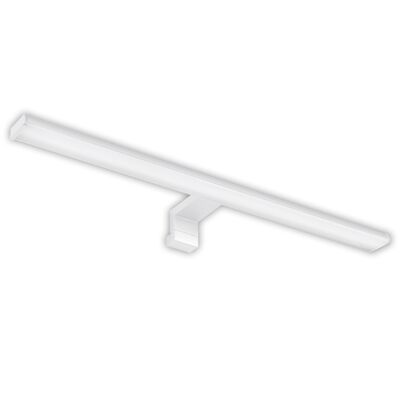 LED ΦΩΤΙΣΤΙΚΟ ΛΟΥΤΡΟΥ ΑΛΟΥΜΙΝΙΟΥ & PC 40cm 8W IP44 4000K ΛΕΥΚΟ