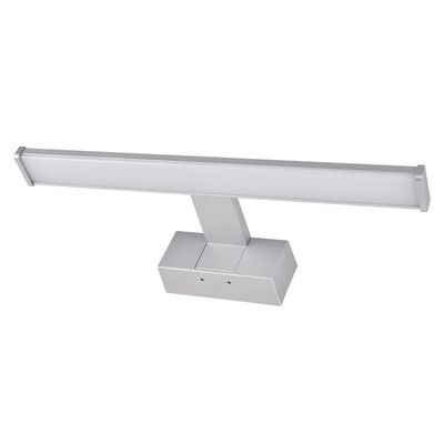 ΦΩΤΙΣΤΙΚΟ LED ΛΟΥΤΡΟΥ ΑΛΟΥΜ.&PC 40cm 8W IP44 4000K ΣΑΤΙΝΕ ΜΕ ΒΑΣΗ
