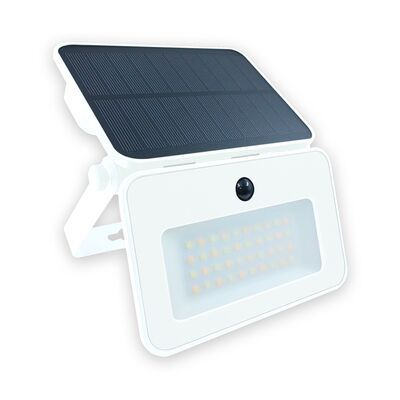 Solar Led floodlight with PIR sensor 900lm CCT black