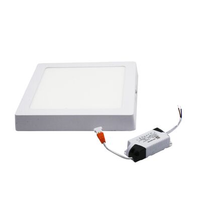 LED ΦΩΤΙΣΤΙΚΟ ΟΡΟΦΗΣ ΑΛΟΥΜΙΝΙΟΥ ΤΕΤΡΑΓΩΝΟ 18W 4000K ΛΕΥΚΟ