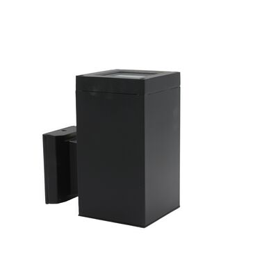 ΣΠΟΤ ΑΛΟΥΜΙΝΙΟΥ ΜΟΝΗΣ ΚΑΤΕΥΘΥΝ.ΤΕΤΡΑΓΩΝ.ΕΠΙΤΟΙΧΟ D108mm Ε27 ΜΑΥΡΟ