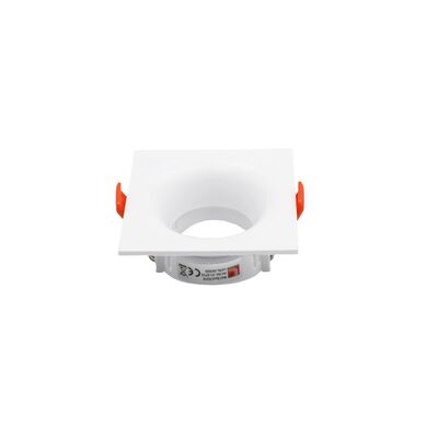 Deep Recessed Spot light square PC GU10 white