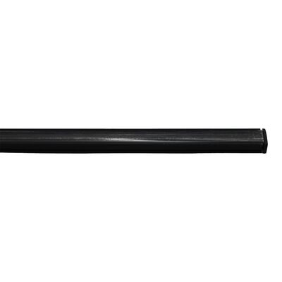 SYP-RD07 BLACK 2m aluminum led profile L:2m W:17.4mm  H:7mm SET WITH 2 END CAPS AND BLACK  COVER