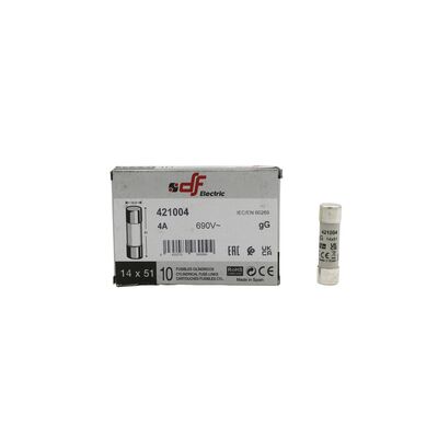 Cylindrical Fuse links 14x51mm 4A Gg
