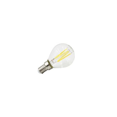 LED ΛΑΜΠΑ COG ΣΦΑΙΡΙΚΟ ΔΙΑΦΑΝΟ Ε14 6W 230V ΛΕΥΚΟ