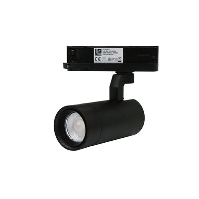 LED ΣΠΟΤ ΡΑΓΑΣ ΡΥΘΜΙΖΟΜΕΝΟ 20°-60° 20W 230V 3000K ΜΑΥΡΟ