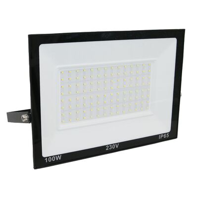 ΠΡΟΒΟΛΕΑΣ LED 100W 230V 4000K IP65 ΜΑΥΡΟΣ