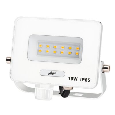 ΠΡΟΒΟΛΕΑΣ LED ΚΑΙ ΓΙΑ ΑΝΙΧΝΕΥΤΗ ΚΙΝΗΣΗΣ 10W 230V 6200K IP65 ΛΕΥΚΟΣ