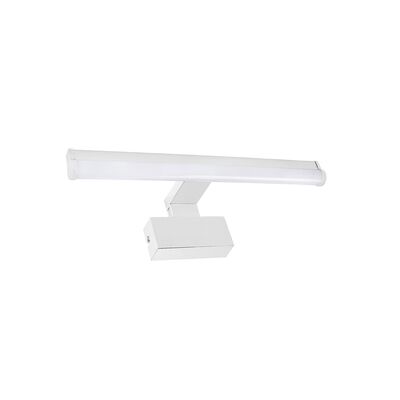 LED ΦΩΤΙΣΤ.ΛΟΥΤΡΟΥ ΣΤΡΟΓΓΥΛΟ ΑΛΟΥΜΙΝΙΟ&PC 40cm 8W IP44 CCT ΛΕΥΚΟ