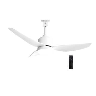 ΑΝΕΜΙΣΤΗΡΑΣ ΟΡΟΦΗΣ IP44 Φ1,32m DC30W LED 22W ABS+ΤΗΛΕΧ/ΡΙΟ ΑΣΠΡΟΣ