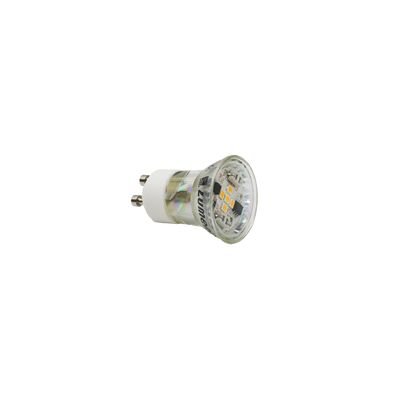 LED ΛΑΜΠΑ GU10 MR11 ΓΥΑΛΙΝΟ 2W 105° ΛΕΥΚΟ 4000Κ