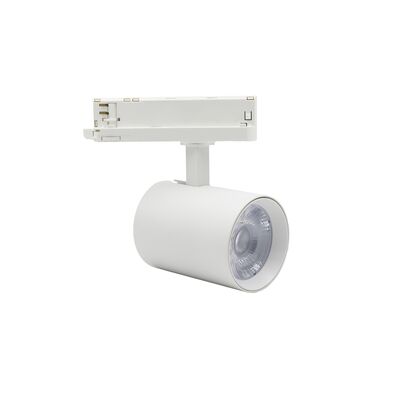 LED 3PHASE TRACK SPOT 40W 230V 4000K 38° WHITE
