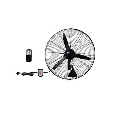 Wall fan black Φ66cm 130W with controller