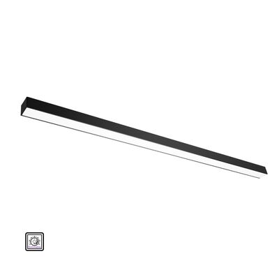 Led aluminum lighting linear mini dimmable 36W 230V 3000K 120cm black