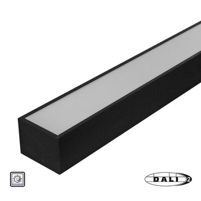 ΦΩΤΙΣΤΙΚΟ LED ΑΛΟΥΜ.ΓΡΑΜΜΙΚΟ 36W DIM.DALI 230V 3000K 120cm ΜΑΥΡΟ