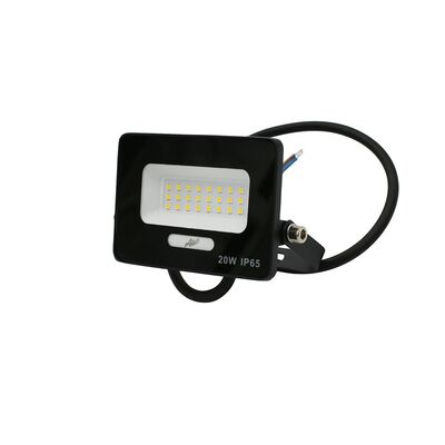 ΠΡΟΒΟΛΕΑΣ LED 20W 12/24VDC 4000K IP65 ΜΑΥΡΟ