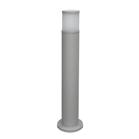 Ground Pillar Aluminum Cylinder with base Lighting fitting D90mm 9040-650 E27 IP44 grey