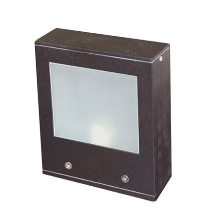 Wall mounted Aluminum 2side Square lighting fitting 9101-2A G9 IP54 grained rust body
