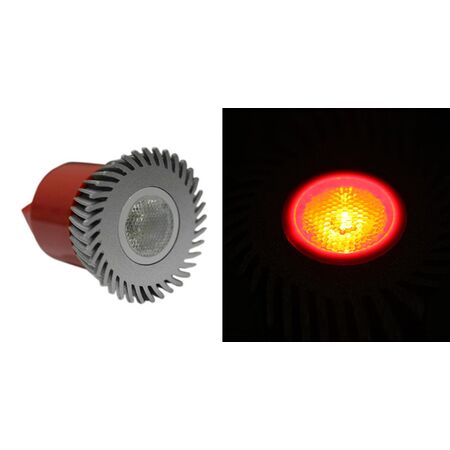 Power led MR16 3W-230V 30' red