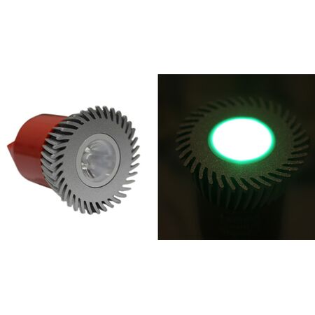 Power led MR16 3W-230V 10' green