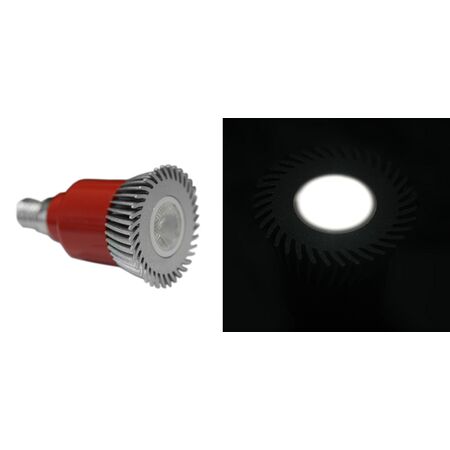 LED ΛΑΜΠΑ ΙΣΧΥΟΣ E14 3W 230V 1 Led 30° ΨΥΧΡΟ 6200Κ