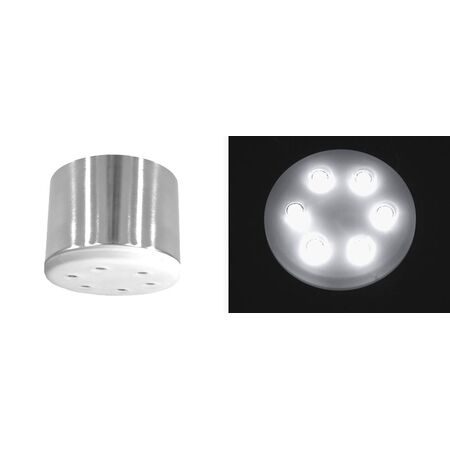 Power led fitting DC18W satin 6x3W 30' cool white